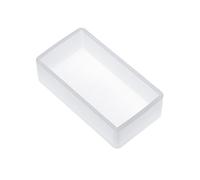 Cuigu Moule en Silicone Bricolage Carré Rectangle Modèle Miroir Résine époxy Artisanat Bijoux Décoration (F)