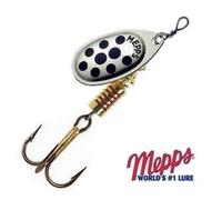 cuiller mepps aglia argent points noirs - par 2 nº1 - argent