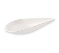 Cuiller pour amuse-gueule Drop, 55x110 mm, blanc