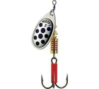 Cuiller Tournante A Palette Ovale - Mepps Aglia N°3-6,5G - Argent Points Noirs