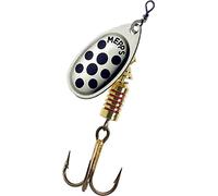 Cuiller Tournante A Palette Ovale - Mepps Aglia N°3-6,5G - Argent Points Noirs