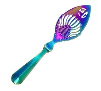 Cuillère à absinthe d'absinthe - Outil de service en acier inoxydable fendu | Bar Cuillère à cocktail Fontaine pour la restauration Buffet Élégant Durable Professionnel Boisson Accessoires Accessoires