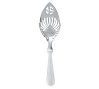 Cuillère à absinthe, goutteur de cocktail en bois d'absinthe en acier inoxydable, portable, ajouré, tasse en verre à cocktail en bois d'absinthe, filtre à boire pour bar à la (Cuillère à Absinthe