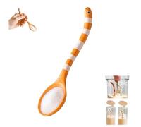 Cuillère à anguille de jardin créative, agitateur à café et à sucre sur le thème de l'océan, sculpture réaliste avec poignée d'anguille, le dessert, cadeau unique pour les amoureux de la mer (01#)