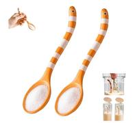 Cuillère à anguille de jardin créative, agitateur à café et à sucre sur le thème de l'océan, sculpture réaliste avec poignée d'anguille, le dessert, cadeau unique pour les amoureux de la mer (03#)