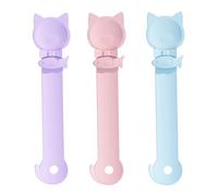 Cuillère à bande pour chat - Cuillère à presser - Distributeur de friandises pour chat - Distributeur de friandises, mangeoire anti-adhésive pour les amis des chats, les amoureux
