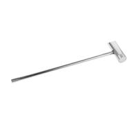 Cuillère à Barbe à Papa 1 Pièce en Acier Inoxydable pour Machines | Argenté, Prise Confortable, Facile à Nettoyer, Design Élégant et Profil Sobre