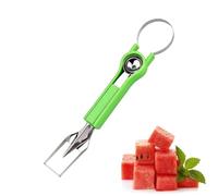 Cuillère À Billes Pour Pastèque | 4 En 1 Avec Poignée Ergonomique En Acier Inoxydable | Kit De Découpe De Fruits | Pour Camping Pique-nique Restaurant Magasin Fruits Réunion Familiale Ananas Kiwis