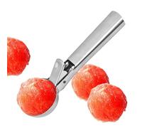 Cuillère à boule à crème glacée - Pelle multifonction en acier inoxydable pour dessert ou sorbet, design ergonomique à double usage | Idéal pour la pâtisserie, la cuisine, pour servir un