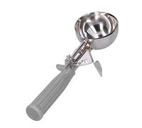 Cuillère à boule de glace, conception de poignée ergonomique de cuillère à crème glacée pour la cuisine pour la cuisson(8#diamètre 7CM poignée grise)
