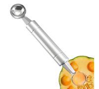 Cuillère à boule de glace, cuillère à boule de pastèque, coupeur de boules de pastèque, ramasse-fruits - Gadgets de cuisine double face, de qualité alimentaire et avec poignée ergonomique pour fruits