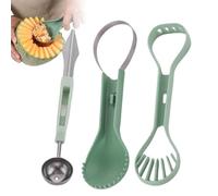 Cuillère à boules de pastèque | Outil en acier inoxydable pour fruits à boules, outil de coupe, léger pour sculpture pastèque pour usage domestique, restaurant, fête et camping