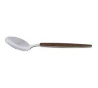 Cuillère à café Amsterdam effet bois (lot de 6) - Jean Dubost - Marron - Acier Inoxydable (inox) G