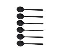 Cuillère à café Anuradha noire (lot de 6) - Jean Dubost - Noir - Inox Inox G