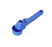 Cuillère à café coulissante réutilisable avec capacité de mesure de 2 cuillères à soupe avec entonnoir en poudre de protéines