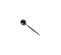 Cuillère à café créative en acier inoxydable 304 de 13 cm en titane exquis cuillère-miroir noir