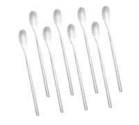 Cuillère à café, cuillère à cocktail et cuillère à thé en acier inoxydable, longueur 16 cm/6,2 pouces, 8 pièces