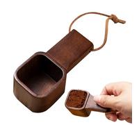 Cuillère à café - Cuillère à mesurer en bois - Ustensile de cuisine fait à la main - Outil rustique pour thé, sucre, farine, épices, durable, noyer, érable, chêne, hêtre, cerise, bouleau, acacia