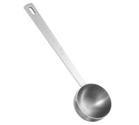Cuillère à café - Cuillère doseuse à café - Cuillère à café - En acier inoxydable - Avec long manche - Réutilisable - Cuillère à café ronde - Pour mesure (30 ml)