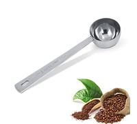Cuillère à café, cuillères à soupe avec long manche, cuillères à café en acier inoxydable,cuillère doseuse en acier inoxydable 15 ml/30 ml avec manche long pour cafés, lait en poudre, thé(15ml)