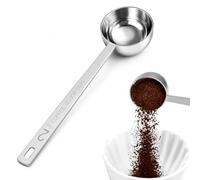 Cuillère à café en acier inoxydable - 30 g - Cuillère à mesurer avec manche long - Cuillère doseuse précise pour café, thé, poudre de cacao, farine, idéale comme cuillère à café et ustensile de
