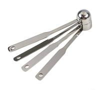 Cuillère à café en acier inoxydable avec long manche 8 ml et 25 ml Cuillères à mesurer pour mesurer précisément le café et le thé (25 ml)