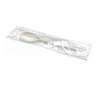 Cuillère à Café en Bioplastique Enveloppée x 300