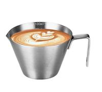 Cuillère à café en métal - tasse à café en acier inoxydable avec bec, outil pour mesurer le café | verre à liqueur, carafe doseuse précise