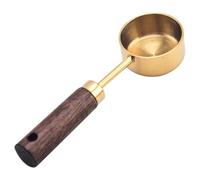 Cuillère à café en poudre pour lait en poudre - Cuillère doseuse à grains de café vintage avec manche en bois 15 ml