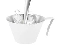 Cuillère à café espresso, tasse à - Tasses à sauce en acier inoxydable | Tasse doseuse à avec poignée et bouche en V pour sauce tomate, sauce steak