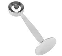 Cuillère à café et Tampon à café 2 en 1 en Acier Inoxydable, Cuillère à café à Double Usage, Cuillère à Mesurer le café, Accessoires de café Multifonctions pour Mesurer et Tasser