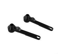 Cuillère à café facile à prendre en main avec entonnoir et bord de nivellement pour 2 cuillères à soupe de marc ou de substances en poudre (deux)