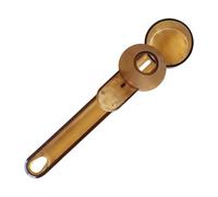 Cuillère À Café,Manche Long Étanche Transparent,Cuillère Doseuse à Café | pour Maison Bureau Cuisine Sucre Farine Cacao Feuilles de Thé Lait en Poudre