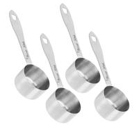 Cuillère à café pour café moulu de 30ml, cuillère à mesurer, cuillère en acier inoxydable pour sucre, lait, poudre de fruits, 4 pièces
