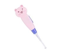 Cuillère à Cérumen à LED, Lampe de Poche à LED pour Retirer le Cérumen des Oreilles avec une Pince à épiler pour Adultes et Enfants (Chaton rose)