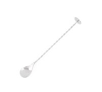 Cuillère inox à mélange torsadée (H)270 x ( diamètre )28 mm Gris