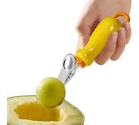 Cuillère à crème glacée | Cuillère à fruits rebondable en acier inoxydable, distributeur de crème glacée à suspendre, gadget de cuisine pour boulangerie, usage quotidien, restaurant, salle à manger