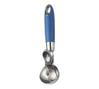 Cuillère à crème glacée, cuillère à pastèque robuste, cuillère à cantaloup en acier inoxydable, passe au lave-vaisselle pour la préparation de la pâtisserie et la pâte à biscuits, 20 x 4,5 cm