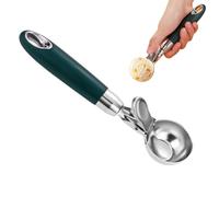 Cuillère à crème glacée - Cuillère à soupe - En acier inoxydable 304 robuste avec poignée ergonomique pour mesurer les portions et gratter la mousse