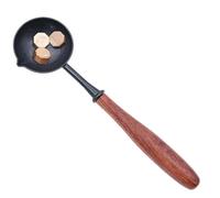 Cuillère à - Cuillère à à fondre avec long manche en bois - Cuillère à portable et facile à verser - Cuillère durable et légère pour sceller la, enveloppes, projets d'artisanat