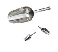 Cuillère à dessert en acier inoxydable, Cuillère à glace en acier inoxydable, for Bars, cuisines, farine de sucre, produits secs mesurant 8 11 pouces(9 inch)