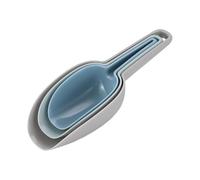 Cuillère à dessert en acier inoxydable, Cuillère à glace et mesurer en alliage d'aluminium acier inoxydable, 3 pièces, for bonbons, Dessert, farine de grains