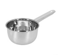 Cuillère à eau avec long poignée, louche robuste en acier inoxydable pour cuisine et salle de bain, poignée ergonomique pour cueillir la soupe et l'eau, passe au lave-vaisselle, argenté (14 cm)