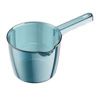Cuillère à eau - Pichet de bain stable, longue poignée allongée, design de bol rond profond pour une prise en main confortable, tasse à eau solide pour routines de rinçage de salle de bain, nettoyage