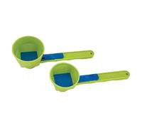 Cuillère À Entonnoir Pour Salle De Sport, 2 Cuillères À Mesurer Anti-déversement, Cuillère À Entonnoir De Conversion Coulissante 2 En 1 Avec Long Manche, Mesure Précise De La Poudre De Protéine
