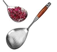 Cuillère à fente, cuillère à filtre multifonction en acier inoxydable, cuillère à fente pour égoutter les rôtis, passoire de cuisine, ustensiles de cuillère