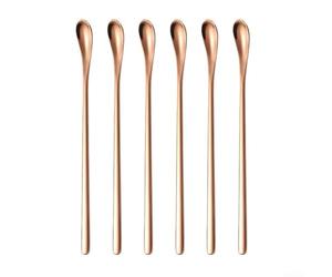 Cuillère à Fondre la Cire 19,3cm Acier Inoxydable pour Cachet et - Outil de Modelage Résistant(rose gold)