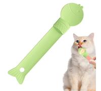 Cuillère à Friandises à Presser pour Chat - Ustensile Pour Nourriture Humide Pâte À Lécher,Distributeur de Friandises à Presser en Cuillère pour Chat | Pour Voyage Sortie Salon Maison Chatons Races Pe
