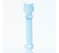 Cuillère à friandises pour chat, cuillère à friandises pour chat, louche crémeuse à lécher, pour nourriture humide (bleu, taille unique)