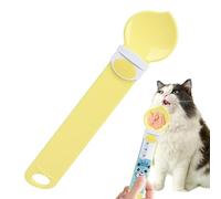 Cuillère à friandises pour chat | Pelle d'alimentation pour petits animaux de compagnie | Distributeur de mélange pour friandises humides pour chatons chiots purée à lécher
